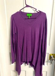 Logo purple Asimetical shirt/dress