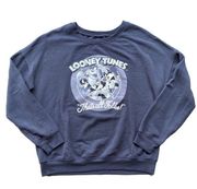 Looney Tunes Graphic Crewneck size Medium That’s All Folks Vintage Aesthetic