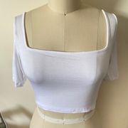 Emma and Sam Square Neck Cropped Top