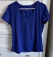 Blue tee