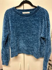 Cropped Blue Sweater