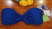 Kate Spade Blue Swim Bikini Top Size Large