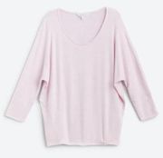 Pink  Scoop Neck Knit Top