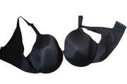 Cacique black light lined underwire bra with adjustable straps size 44DD