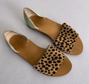 Loeffler Randall Sawyer Cheetah Sandals Size 6