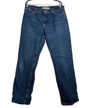 Cabela’s Casuals Lined Straight Leg Denim Blue Jeans 12