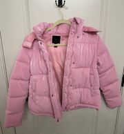 Pink Puffer Coat