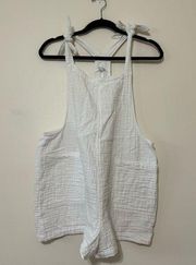 Aerie Tie Shoulder Gauze Shortalls