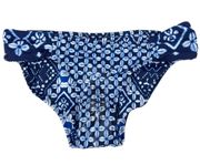 Tommy Bahama Cowrie Printed Swim Bikini Bottom Reversible Blue Size XS