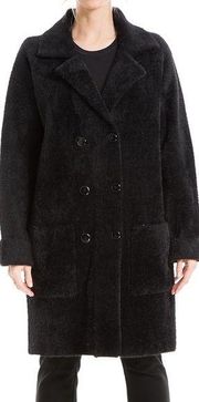 Max Studio Mink Faux Fur Long Sleeve Sweater Coat Jacket Size Extra Large XL