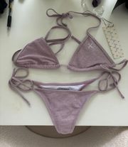 Sparkly Pink Bikini Set