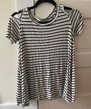 Black And White Striped Shirt