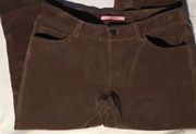 Gianni Bini cropped corduroy riding pants - Zipper/button closure - size 6- New