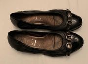 AGL Black Monika Cap Toe Ballet Flat 36.5