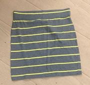 Route 66 striped short skirt