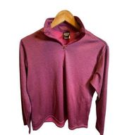 Patagonia Capilene Women's Purple Long Sleeve 3/4 Zip Collared Pullover Medium