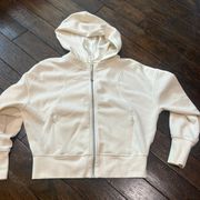 Cream Zip-Up Jacket