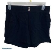 French connection xs pull on black shorts‎