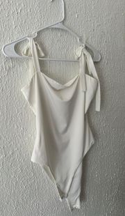 Tie Strap Bodysuit *WHITE*