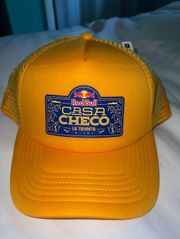 Red Bull Casa Checo Yellow SnapBack Trucker Hat