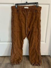 Anthropologie Byron Ultility Jogger Pant Brown Size M