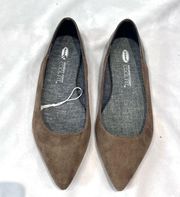 Dr Scholls Sydney Stucco memory foam cool fit flats size 7.5 NWOB