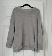Aerie grey oversized sweater