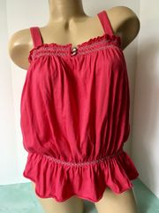 Red Halter Top, Medium