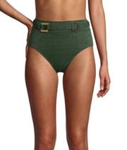 NWT Nicole Miller Green Bikini Bottom XL
