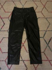 Faux Leather Pants