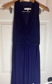 Evan Picone Cobalt Blue Sleeveless  Dress With Flattering Waist, 8 New Condition