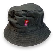 GAP Dark Green Flower Embroidered Bucket Hat