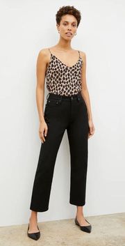 M.M. Lafleur The Daria Mom Jeans Better Than Denim High Rise Straight Leg Pants