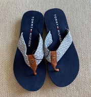 Navy Flip Flop Sandals NEW Size 5