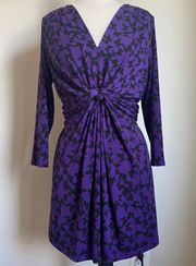 Purple Black Top Size Large