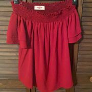 Cute red blouse size small