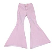 We The Free / Free People Pink Float on Flare Bell bottoms size 25