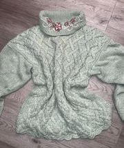 Vintage Bobbie  Hand knitted Sweater Size M