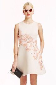 Kate Spade Sea Ferns Embellished Dress Sz 8