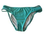 Pink Victoria’s Secret Mint Green Bikini Bottom Strappy Hip Size M Sexy Beach