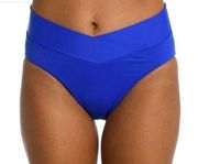 La Blanca island goddess crossover high waisted swim bottoms