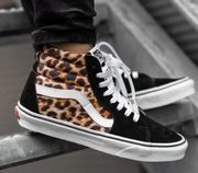 Vans sk8 hi top unisex sneakers leopard print Size Women 6.5 / Men 5