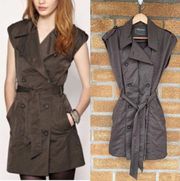 All Saints Spitalfields Bevin Trench dress sz 10