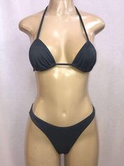 Zuliana Bikini Grey Size Small & Tie Dye Scrunched Style Pant Set New