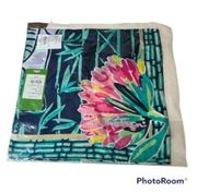 NWT Lilly Pulitzer Slathouse Elephant Soiree House Engineered GWP Silk Scarf