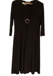 Evan Picone black long sleeves dress size 14