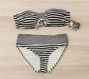 Tommy Bahama  "Breaker Bay" striped bikini size medium/large NWT.