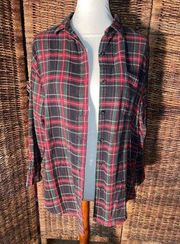 Basic Editions Long-Sleeve Flannel M