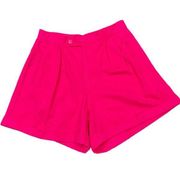 Vintage Electric Pink Vintage High-Waist Shorts