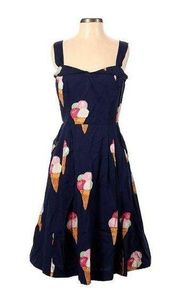 NWT ModCloth x Emily and Fin Darling on the Double Ice Cream Cone A-Line Dress S